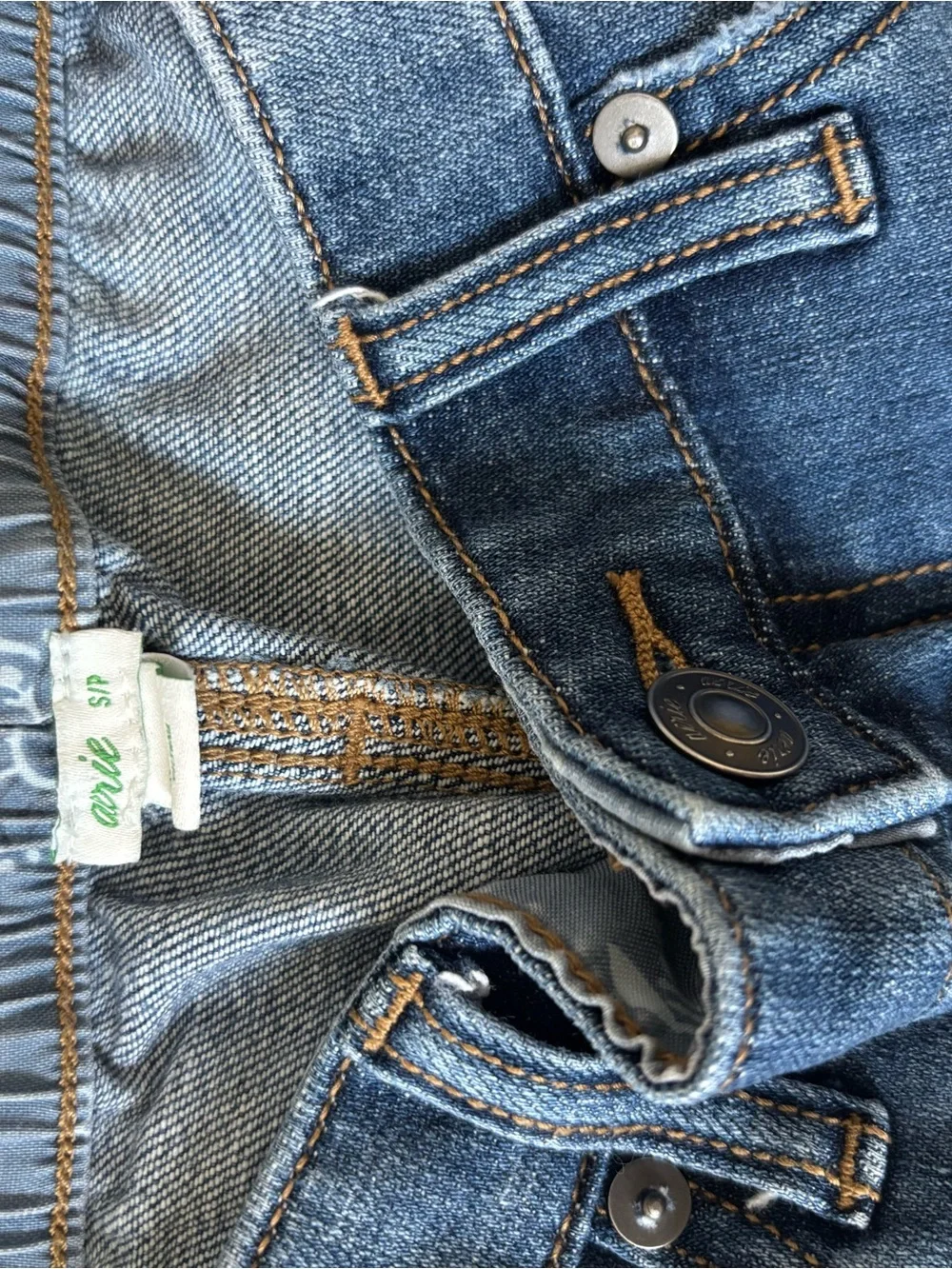 Aerie Denim Distressed Women’s Shorts - Blue Size Small